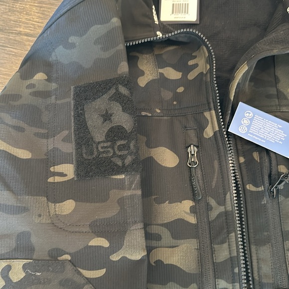 USCCA x Maxtacs Men’s Camouflage water resistant tactical jacket size Medium - Picture 9 of 12